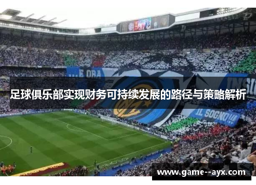 足球俱乐部实现财务可持续发展的路径与策略解析 足球俱乐部实现财务可持续发展的路径与策略解析