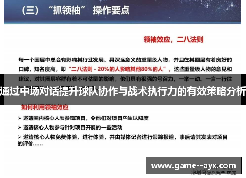 通过中场对话提升球队协作与战术执行力的有效策略分析 通过中场对话提升球队协作与战术执行力的有效策略分析