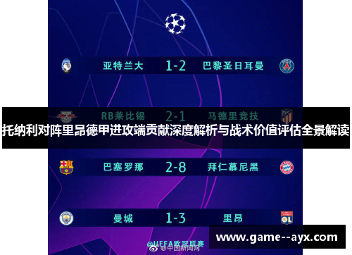 托纳利对阵里昂德甲进攻端贡献深度解析与战术价值评估全景解读