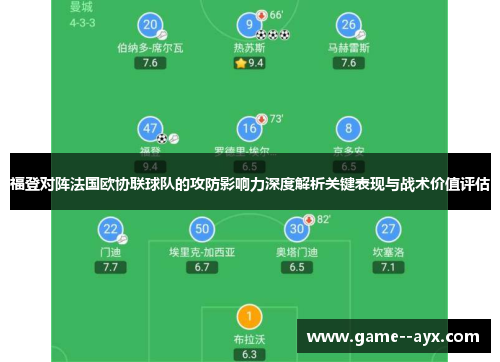 福登对阵法国欧协联球队的攻防影响力深度解析关键表现与战术价值评估